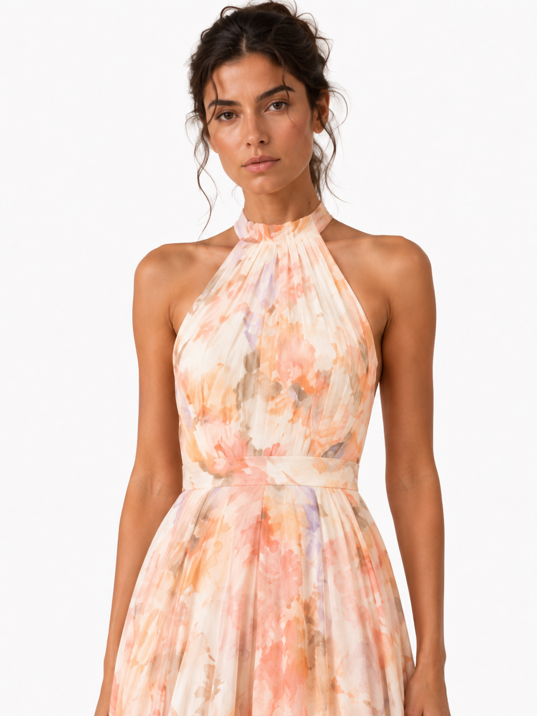 Vestido cuello americano Aurora
