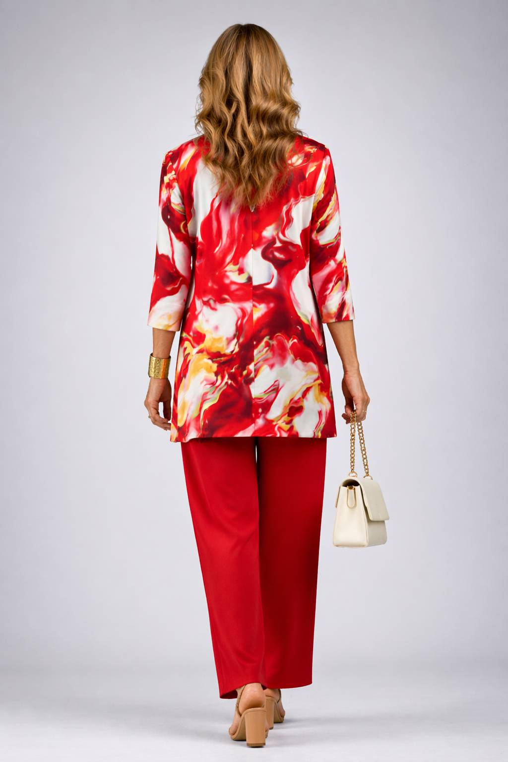 Giorgia | Conjunto de mujer 3 piezas rojo