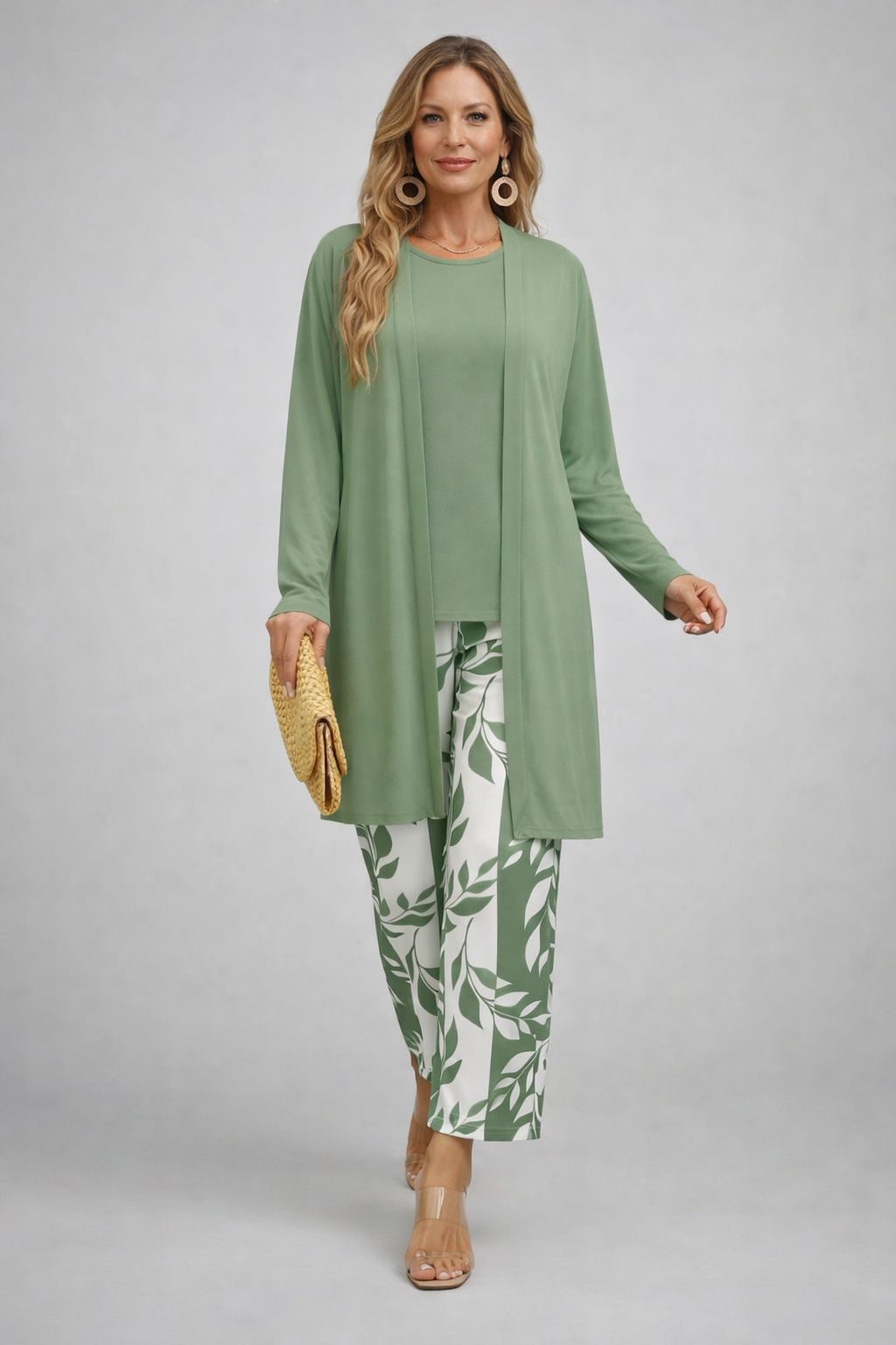 Emma | Conjunto de mujer 3 piezas verde