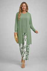 Emma | Conjunto de mujer 3 piezas verde