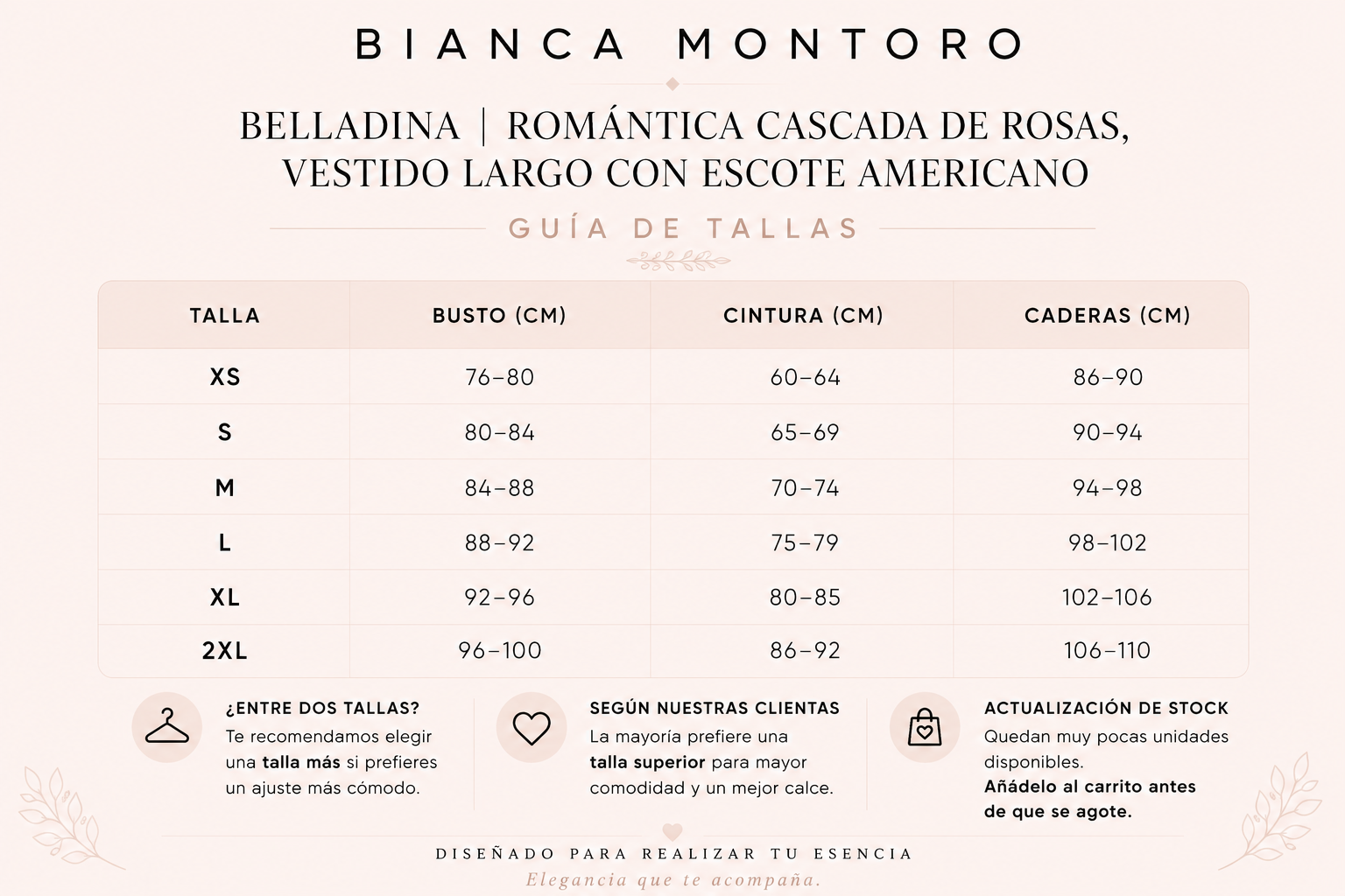 Belladina | Romántica cascada de rosas - Vestido largo con escote halter