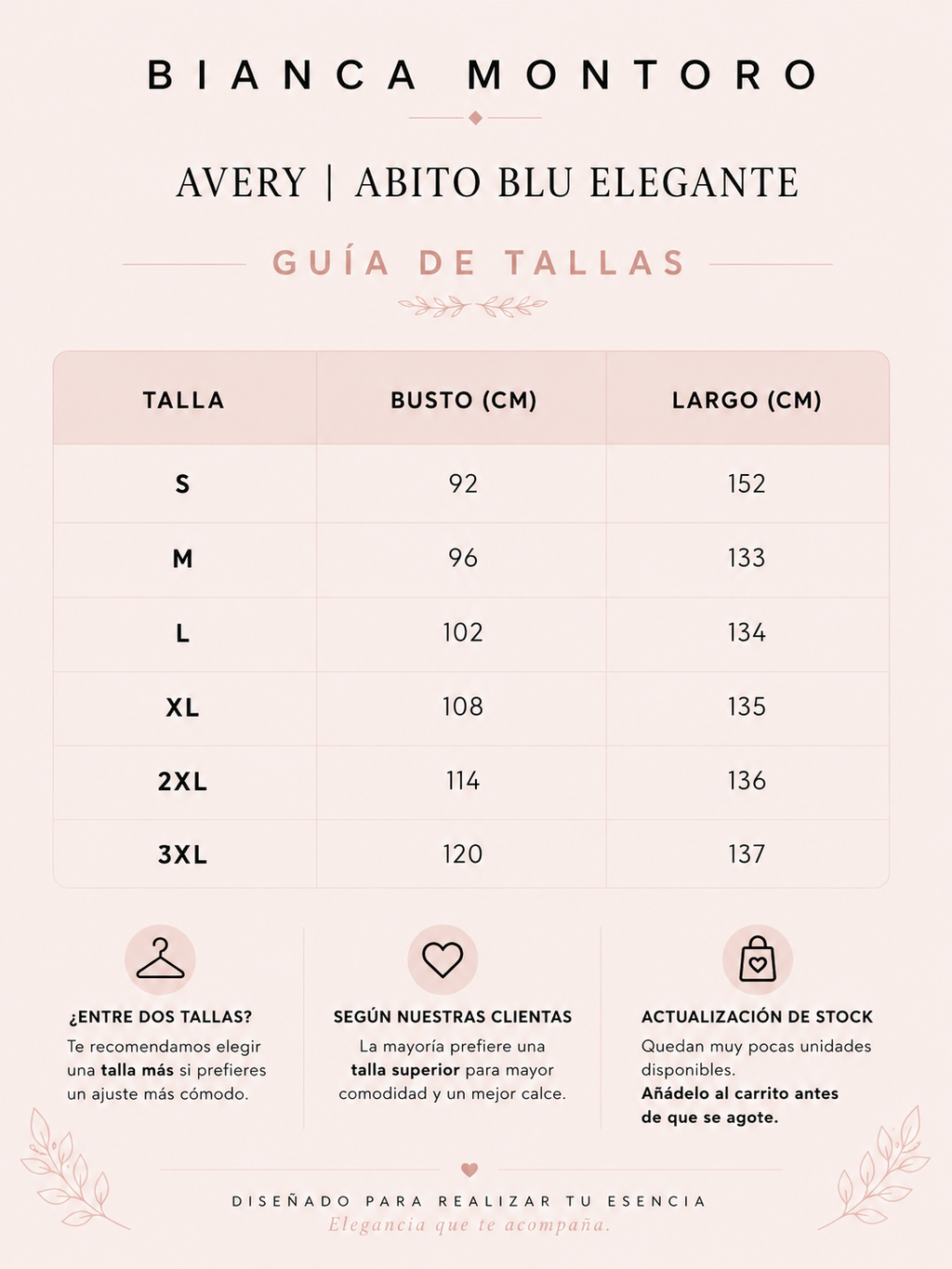 Avery | Vestido azul elegante