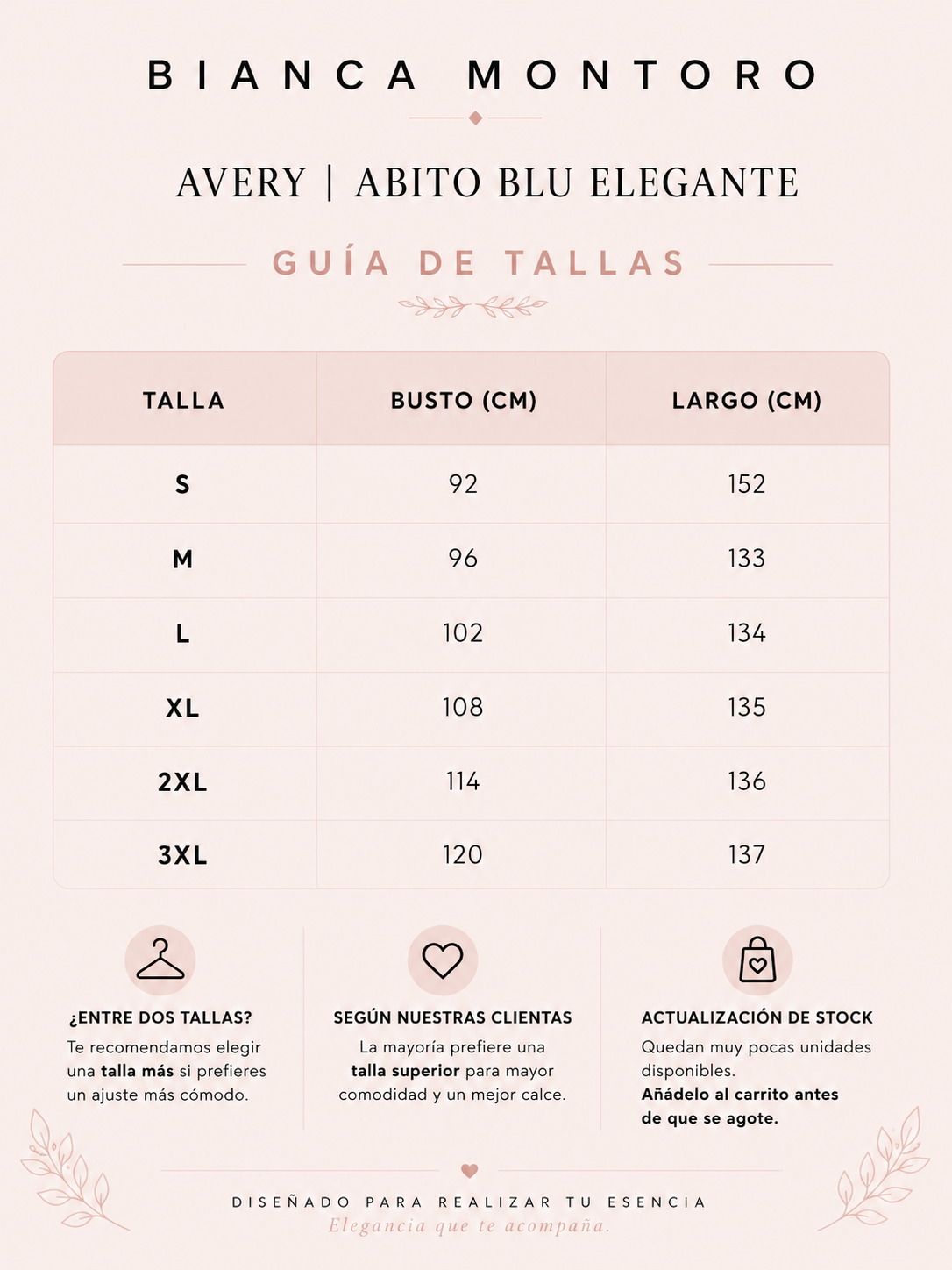 Avery | Vestido azul elegante