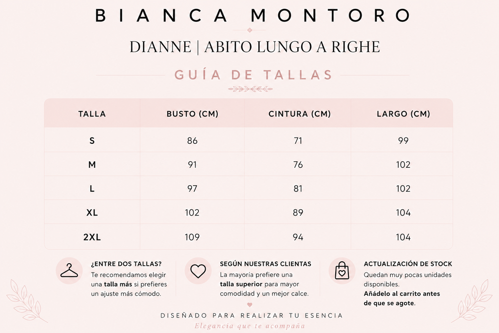 Dianne | Vestido largo a rayas