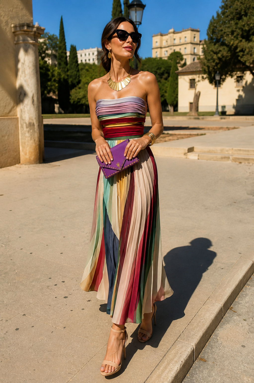 Vestido largo elegante Evelyn