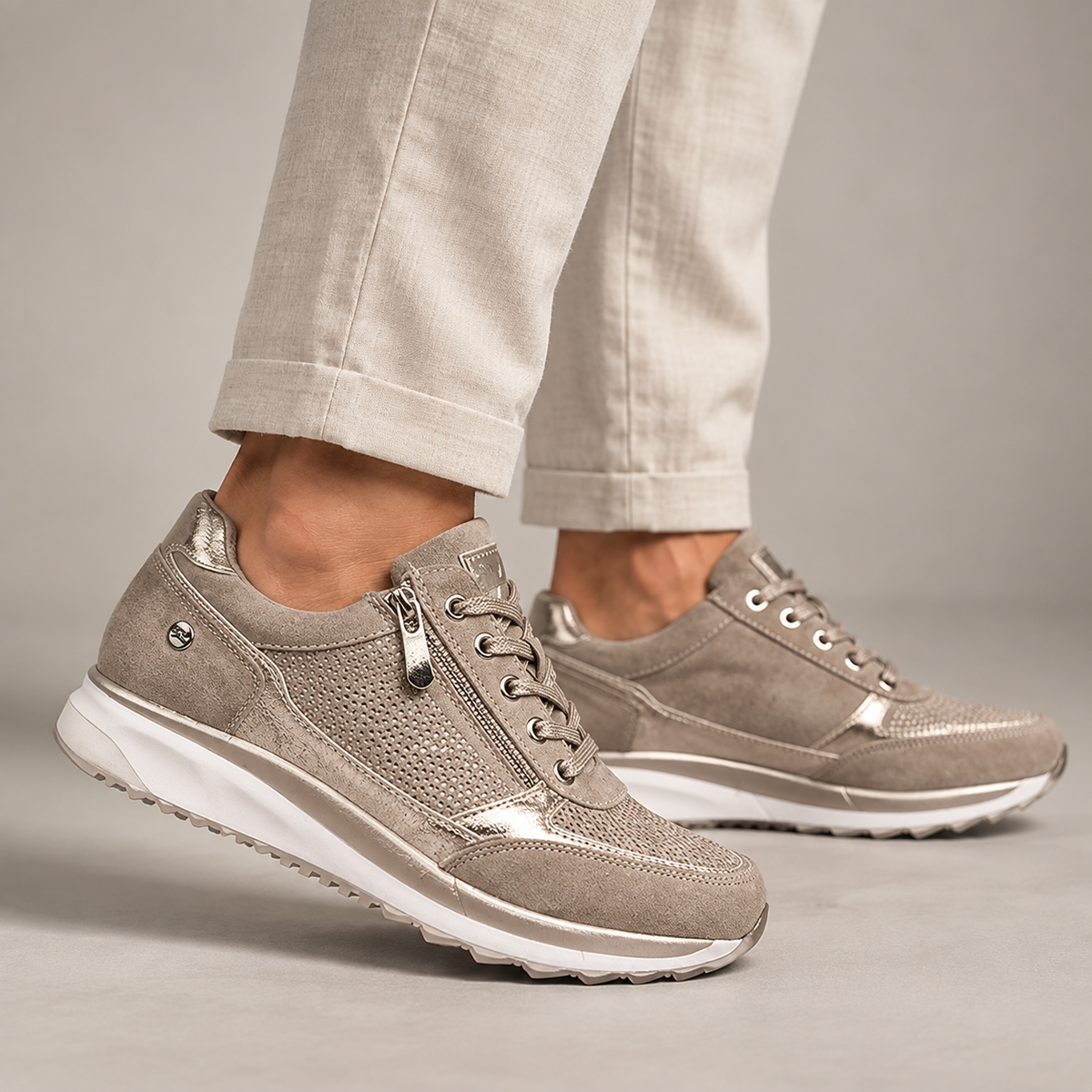 Martina | Zapatos cómodos con cremallera