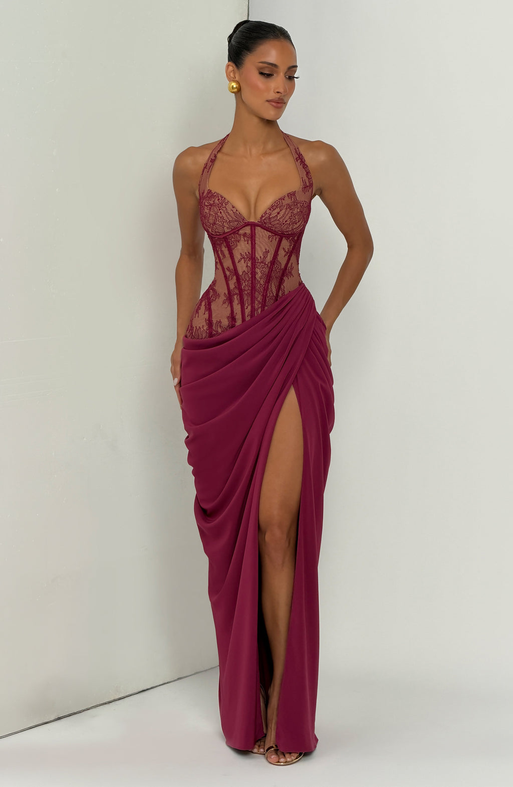 Vestido largoBonita - Mulberry