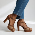 Zapatos de tacón retro Maëlyne