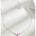 Collar de asta de ciervo con corazón