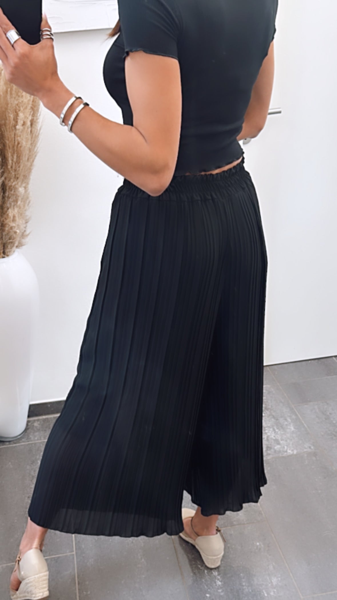 Pantalón plisado Mariana