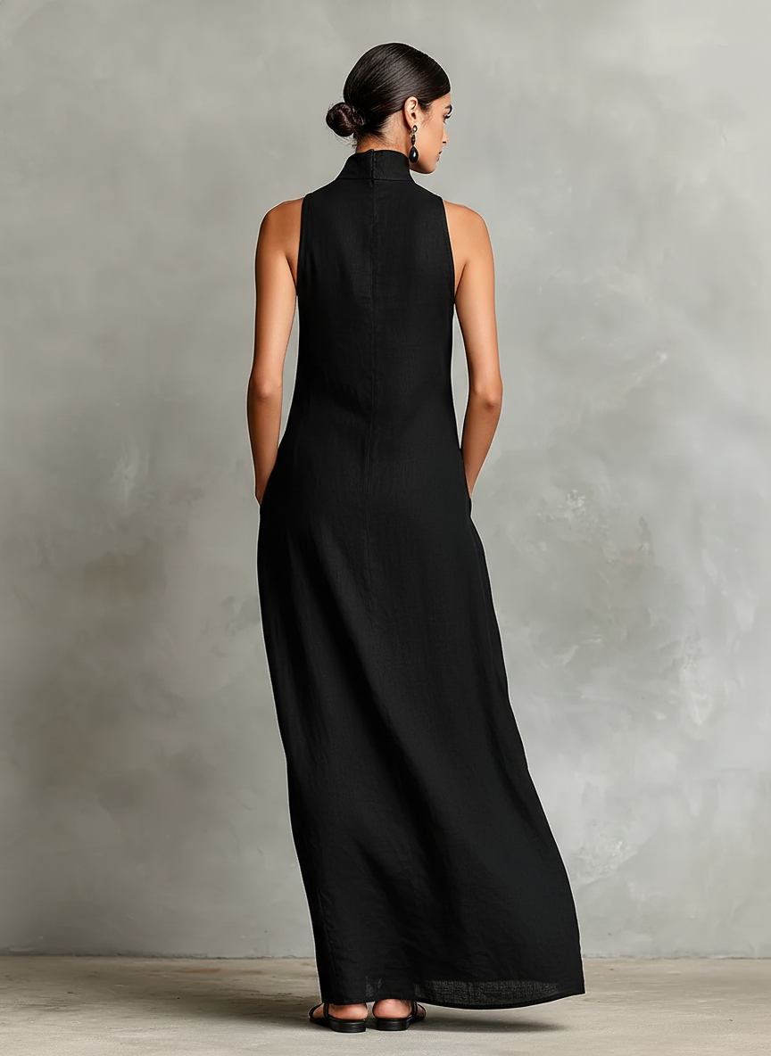 Vestido largo minimalista Caterina