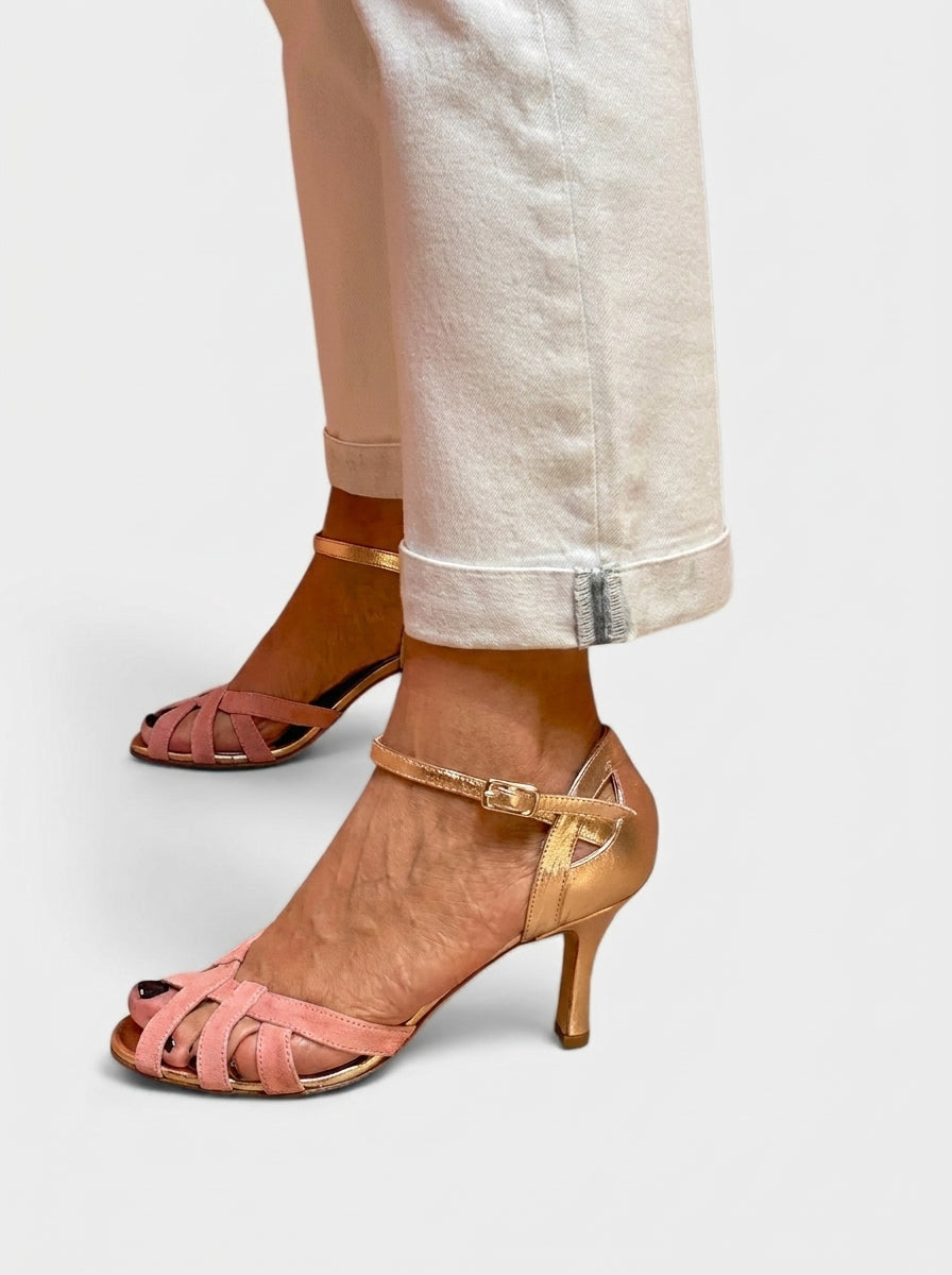 Sandalias de tacón alto Pink