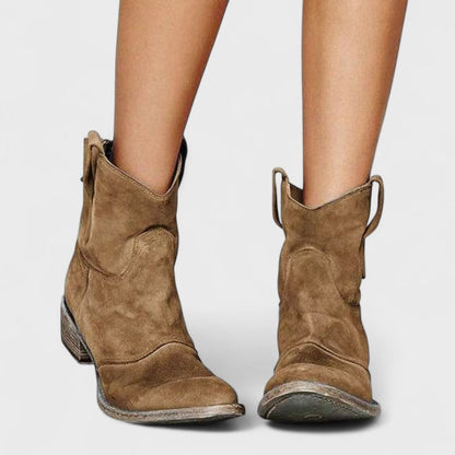 Vilma | Botines camperos con tacón ancho