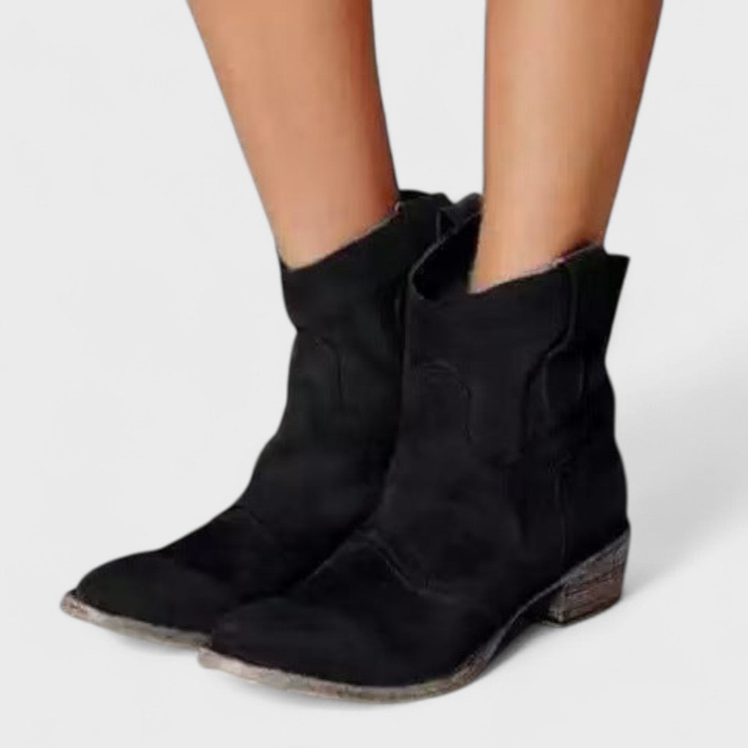 Vilma | Botines camperos con tacón ancho