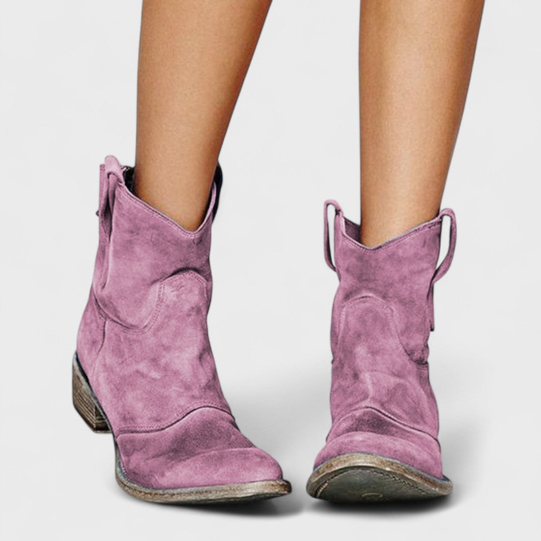 Vilma | Botines camperos con tacón ancho