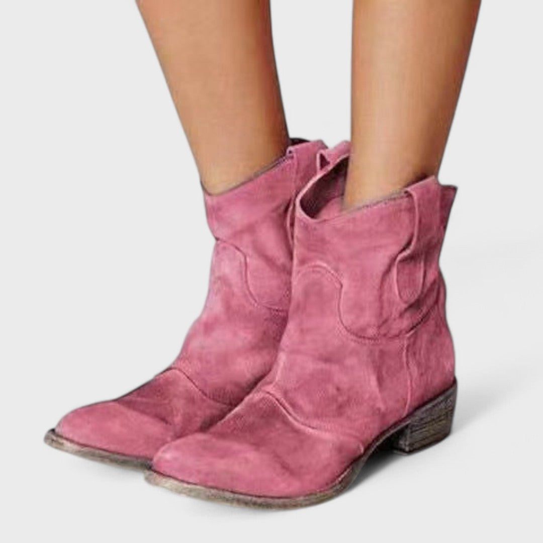 Vilma | Botines camperos con tacón ancho