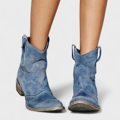 Vilma | Botines camperos con tacón ancho