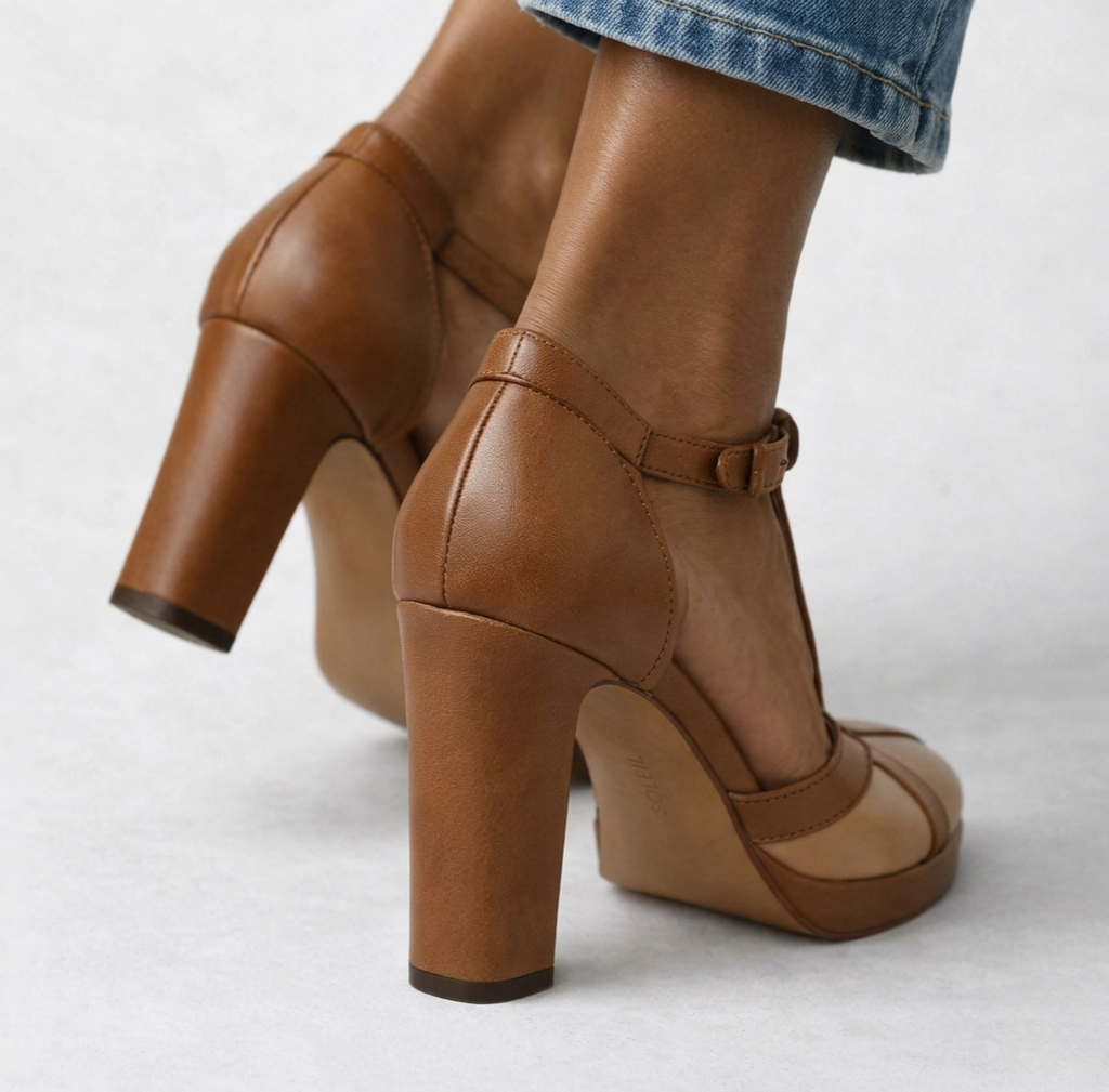 Zapatos de tacón retro Maëlyne