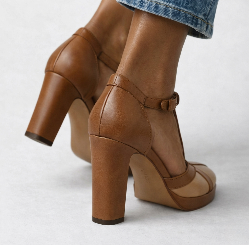 Zapatos de tacón retro Maëlyne