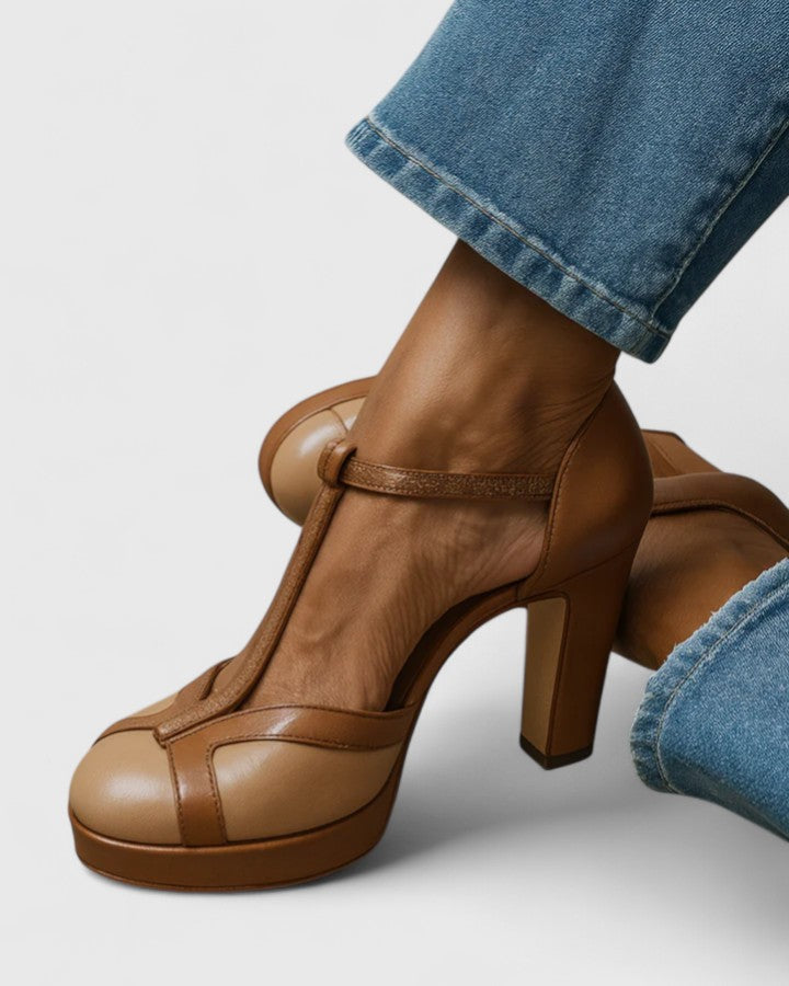 Zapatos de tacón retro Maëlyne