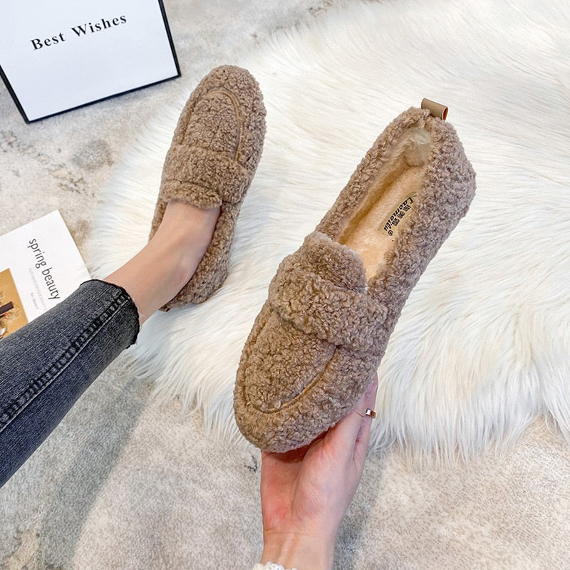 Pantuflas de pelo Vanesa