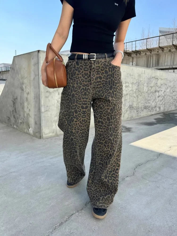 Pantalón leopardo Flora