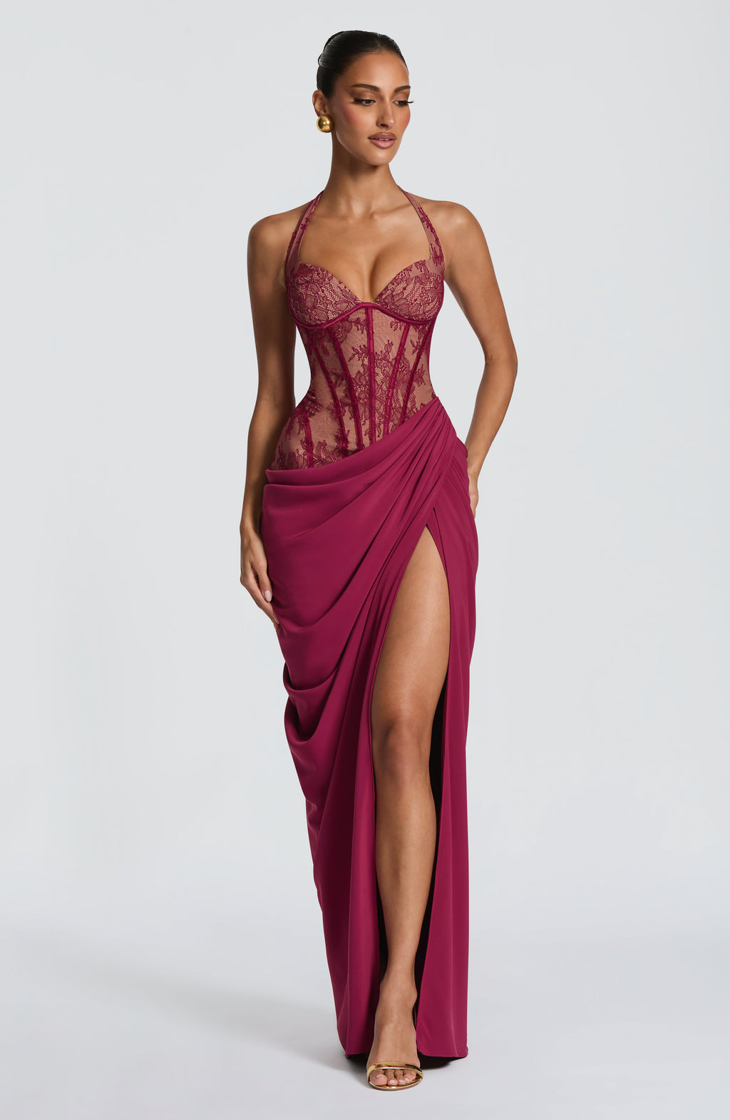 Vestido largoBonita - Mulberry