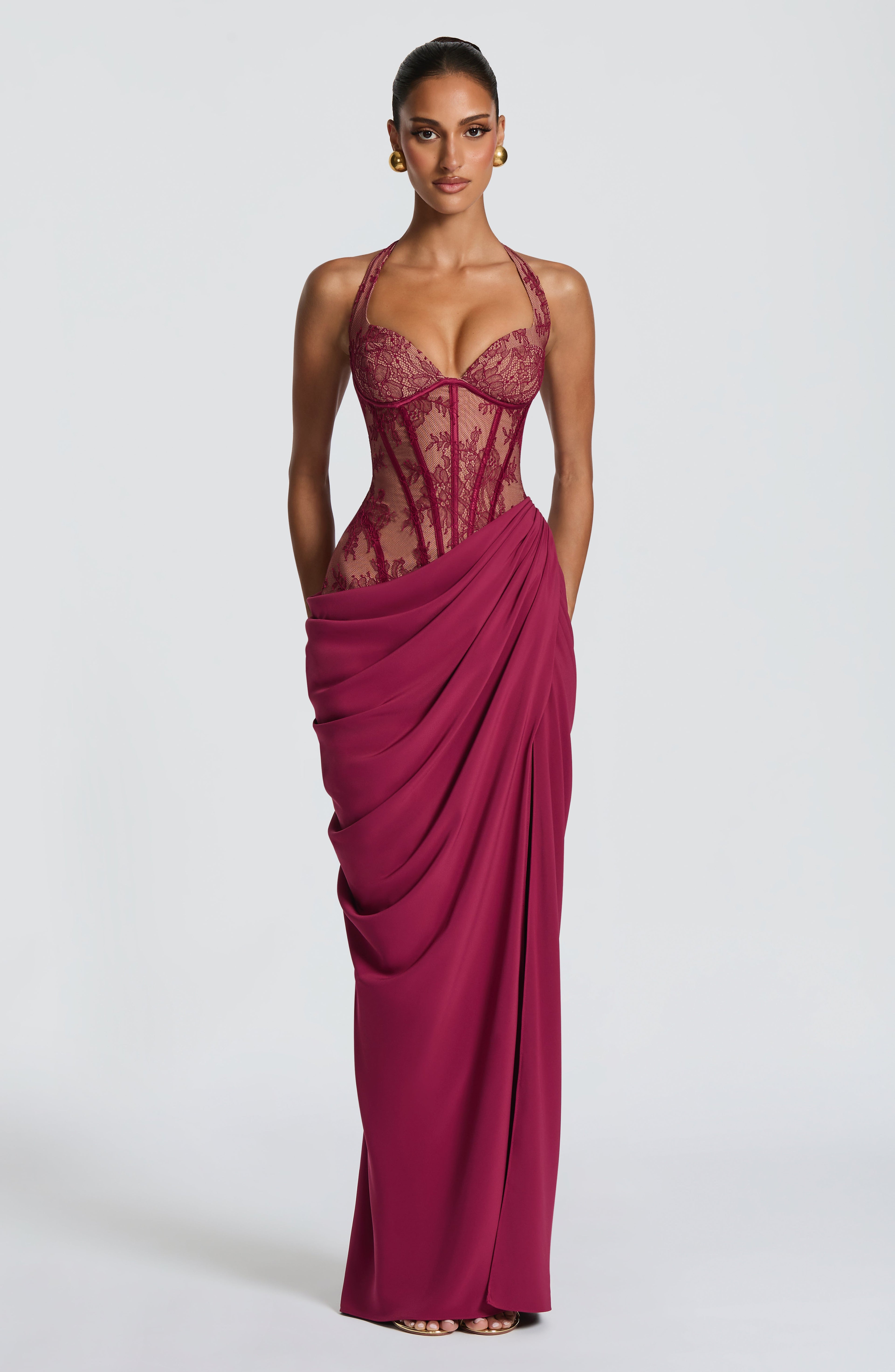 Vestido largoBonita - Mulberry