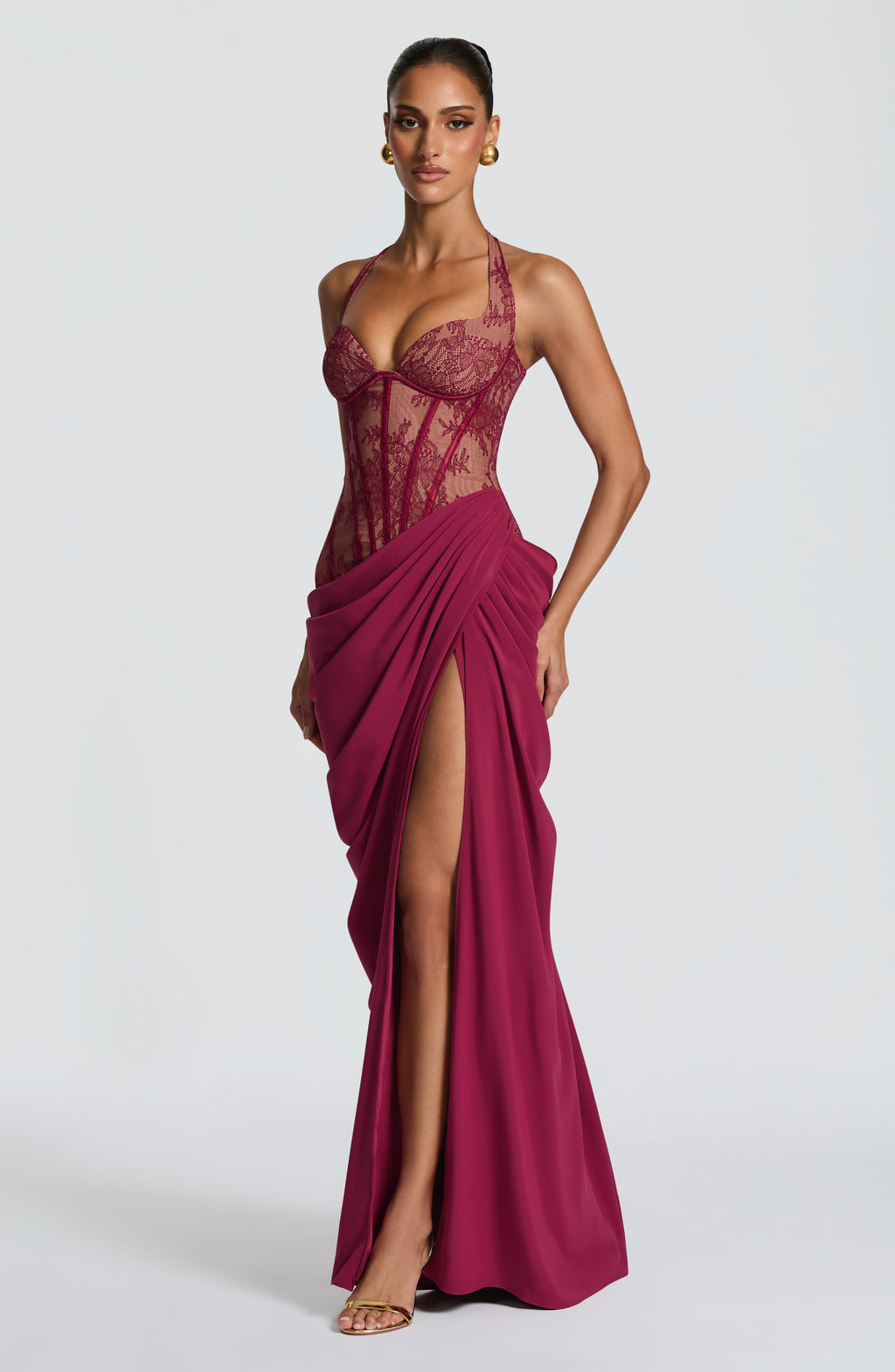 Vestido largoBonita - Mulberry