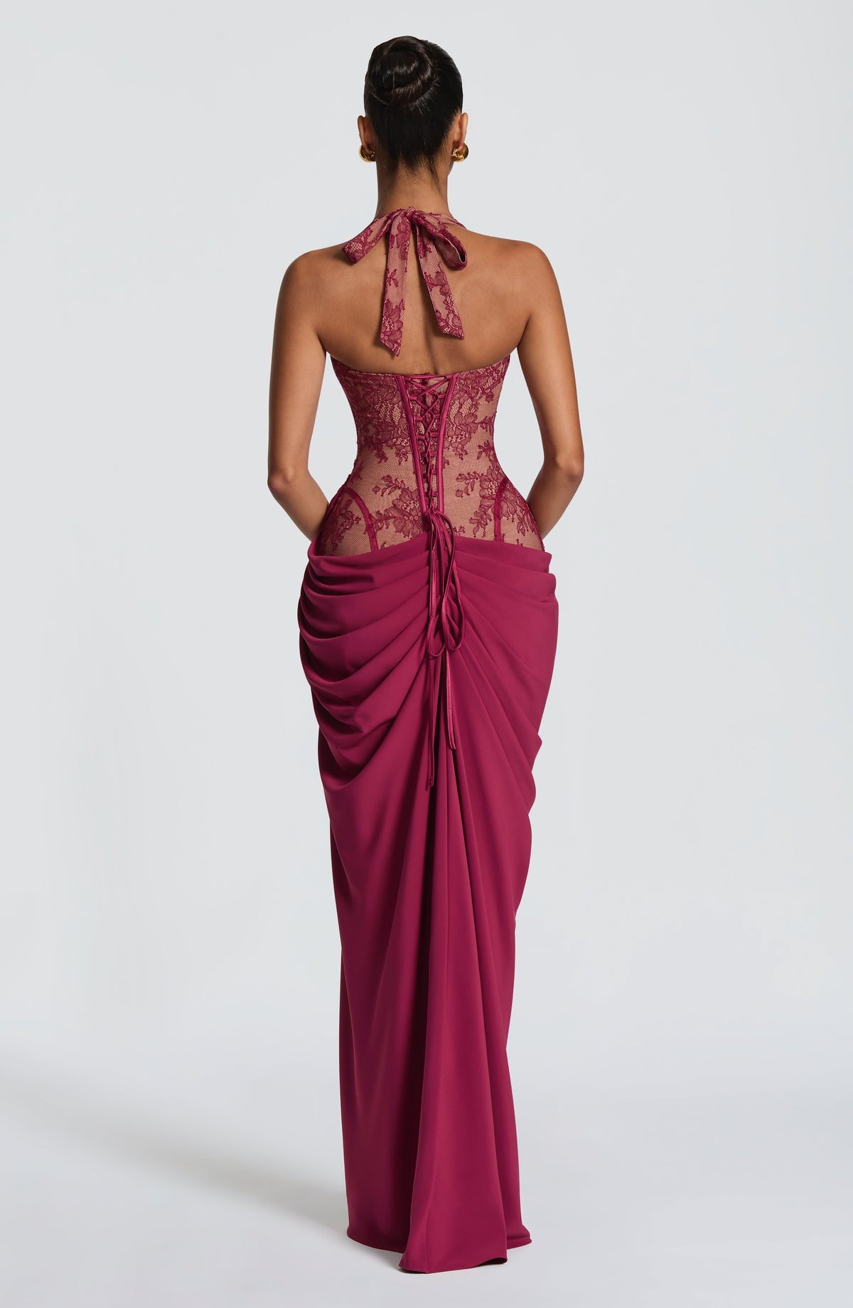 Vestido largoBonita - Mulberry — vista 2