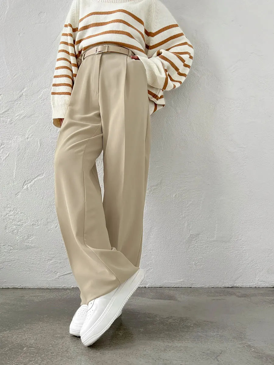Pantalón recto ancho Margarita