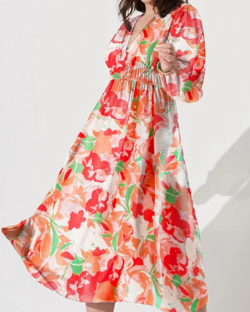 Vestido floral Celine