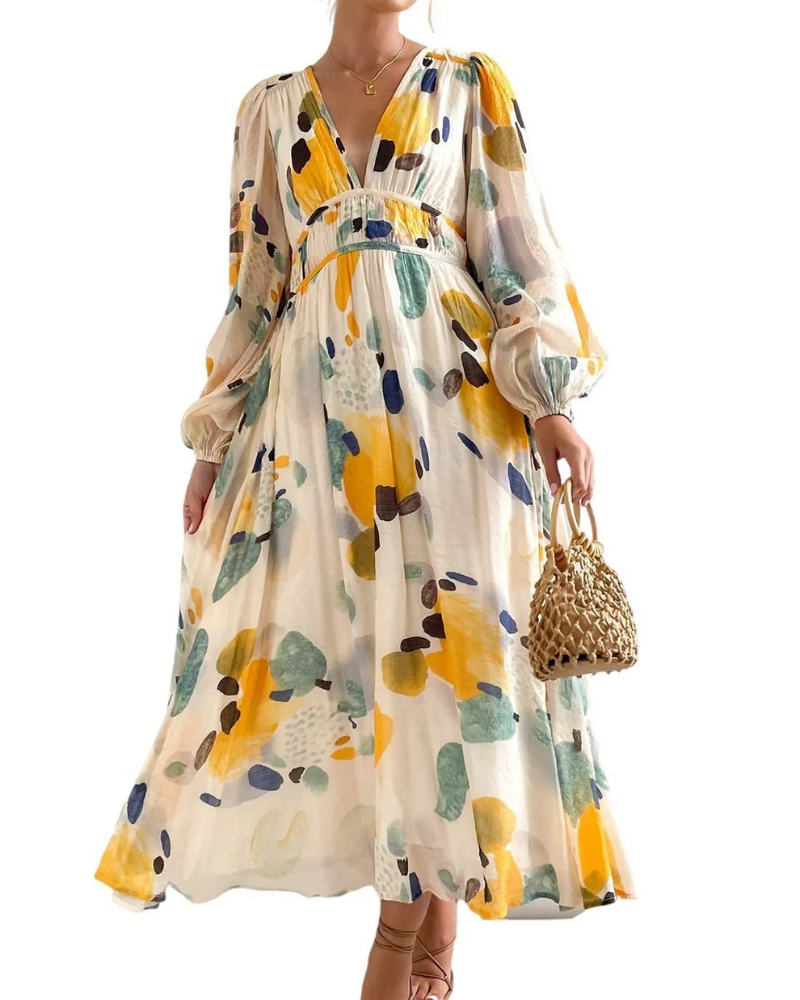 Vestido floral Celine