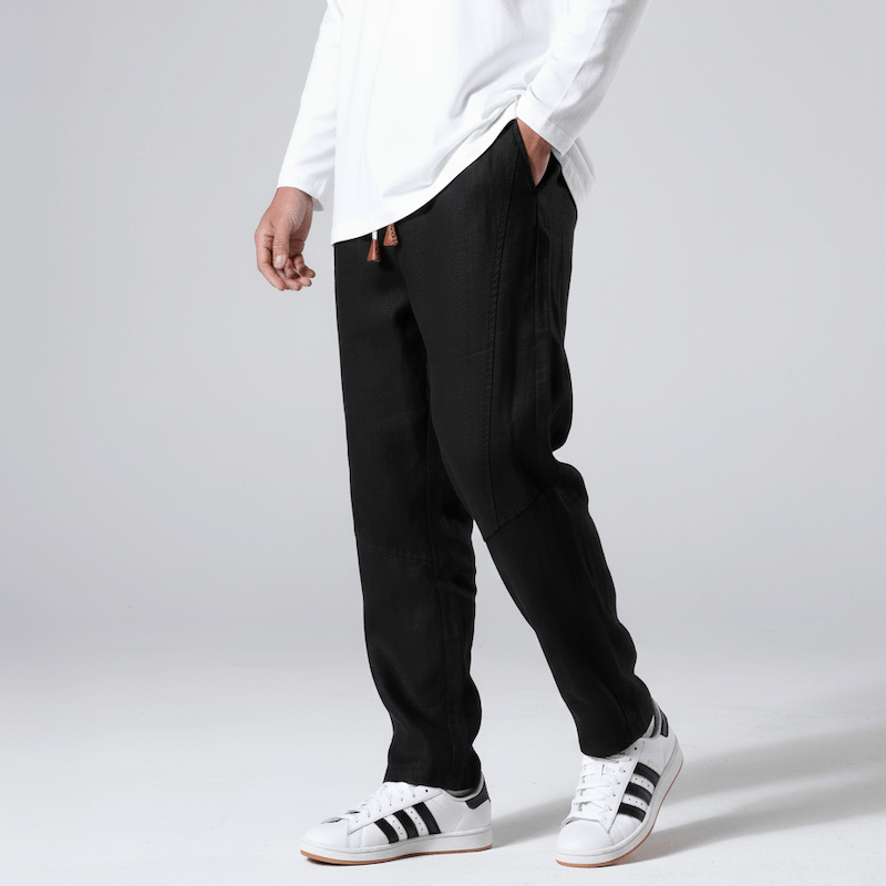 Tsuki- Pantalón confort de lino â€” vista 2