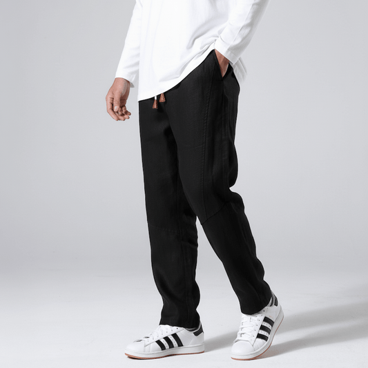 Tsuki- Pantalón confort de lino â€” vista 2