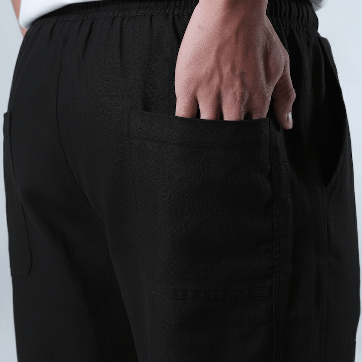 Tsuki- Pantalón confort de lino â€” vista 7