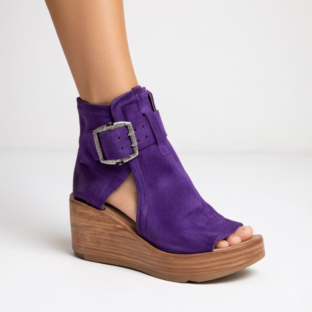 Botines de cuña abiertos Orélisse