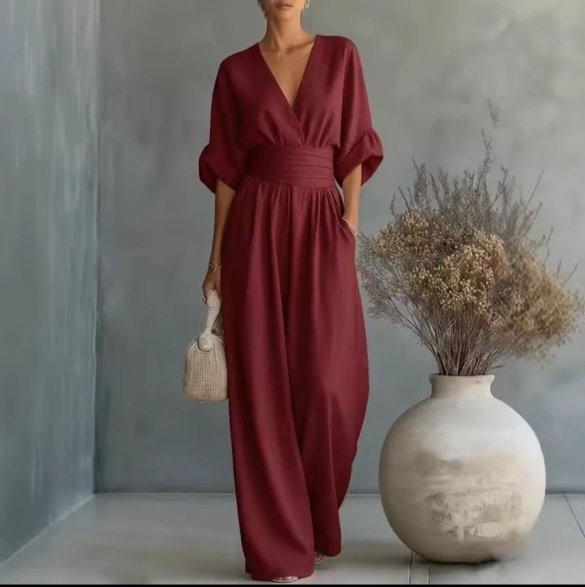 Vega | Mono elegante de pernera ancha