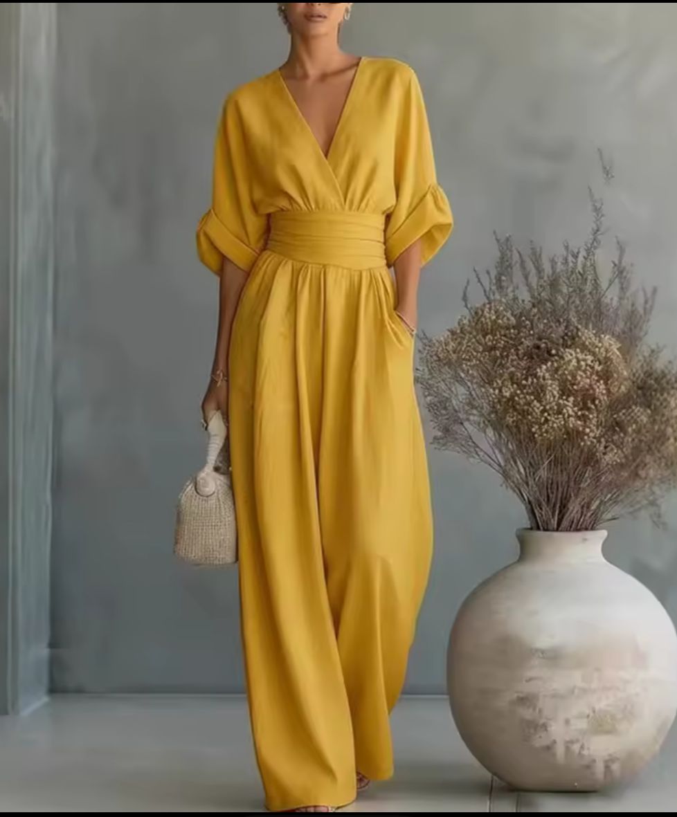Vega | Mono elegante de pernera ancha