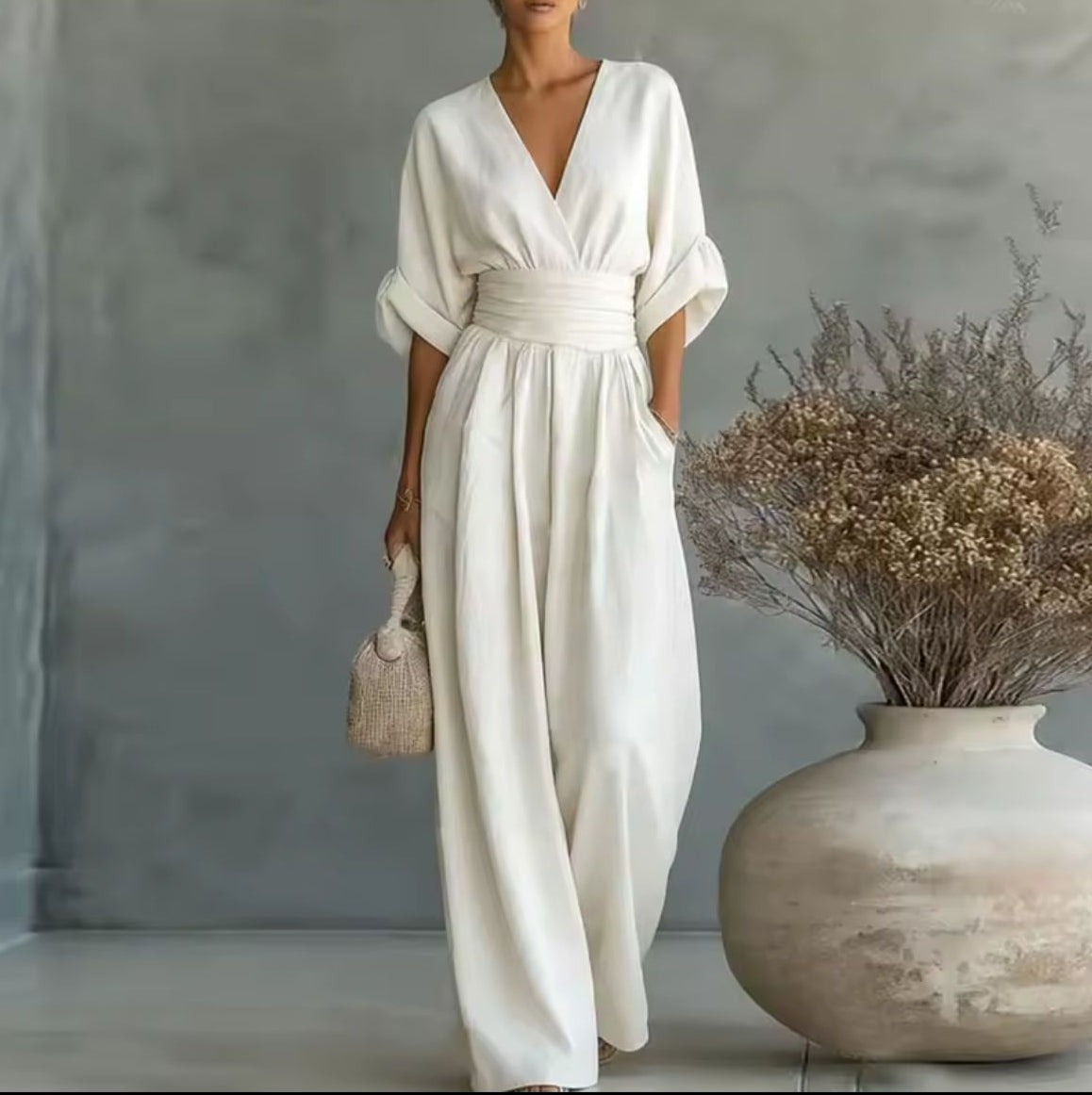 Vega | Mono elegante de pernera ancha