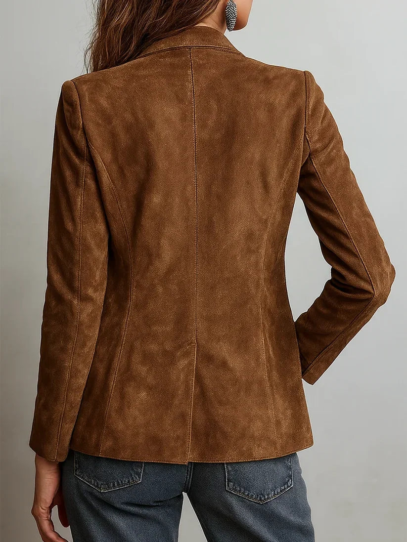 Cristina | Blazer vintage marrón