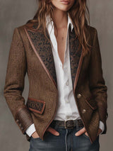 Blazer de espiga Gisèle