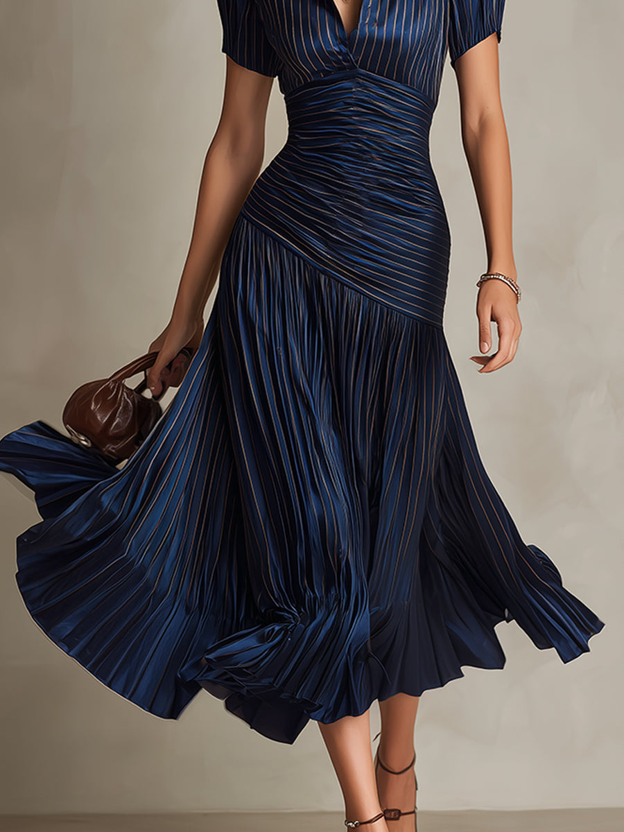 Vestido midi de satén Adriana