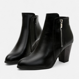 Tarsila | Botines retro con cremallera lateral