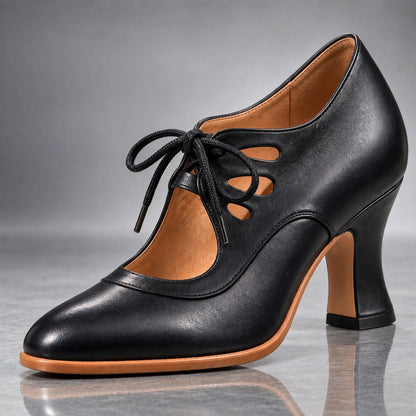 Zapatos de tacón con cordones Berta — vista 5