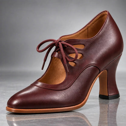 Zapatos de tacón con cordones Berta — vista 4