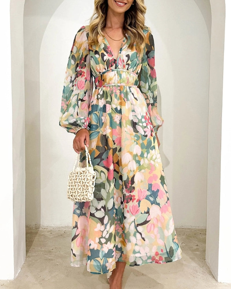Vestido floral Celine