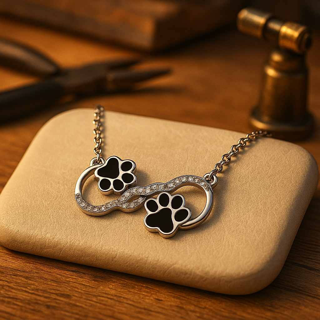 Collar de infinito con circonita