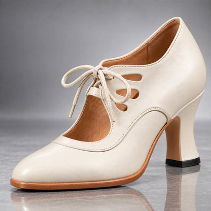 Zapatos de tacón con cordones Berta — vista 3