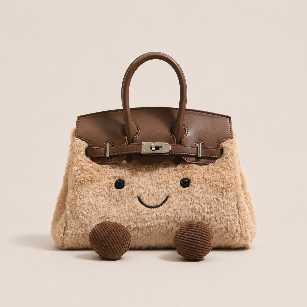 Bolso tote de peluche Flavia